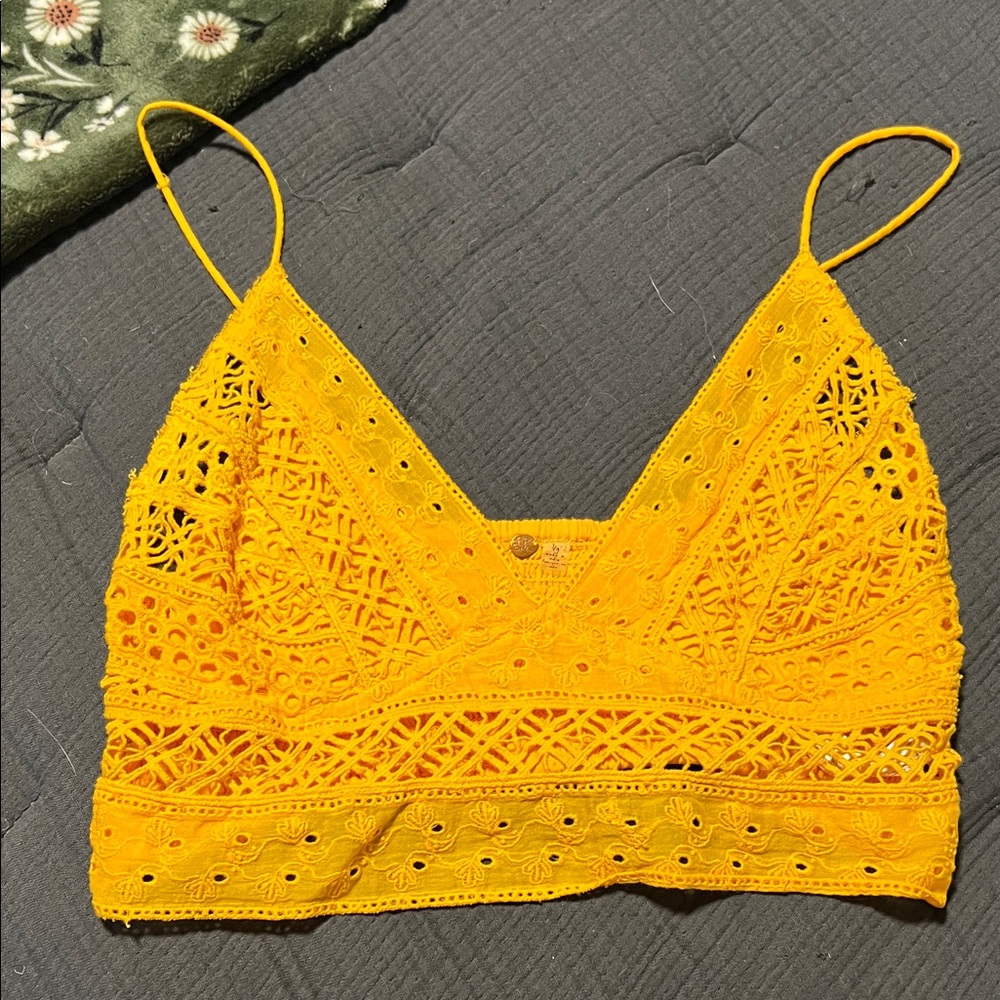 Free people Marigold Lace Bralette Top